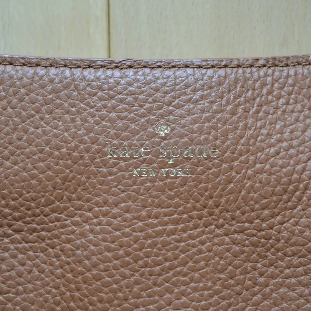 Kate Spade Brown Leather Sheffield Street Dorna XL Tote